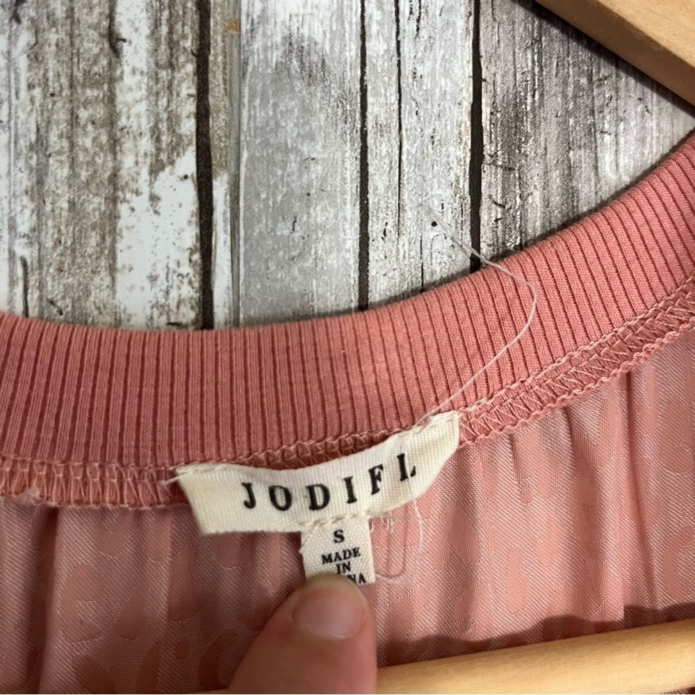 Jodifl Pink Leopard Jersey Tank - Picture 4 of 5